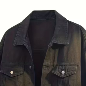 Nouveau 2025 vente en gros 100% coton haute qualité mâle sur mesure Denim veste haute qualité Vintage Style et boutons pour l'hiver - Product Image 3