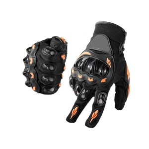 Gants de moto avec daim perforé cuir respirant léger coupe élégante et sûre poignée de protection confortable - Product Image 1