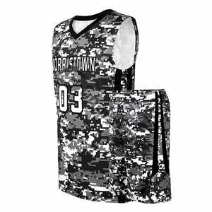 Uniformes de camiseta de baloncesto para hombre al por mayor, uniformes deportivos de temporada de invierno con logotipo impreso OEM - Product Image 5