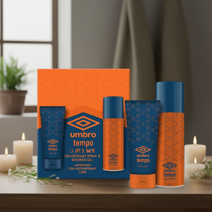 Set de Regalo Umbro Tempo: Desodorante en Aerosol y Gel de Ducha para el Cuidado Antitranspirante - Product Image 3