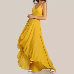 Ttractive 2023 lus Ize ellow oho umummer RESS loohemian ackackless Ayon ONG ackless XI AXI RESS - Product Image 5