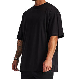 Camiseta de manga corta de algodón para hombre, ropa de calle de alta calidad, camiseta de Hip Hop con bordes lavados, Unisex - Product Image 5