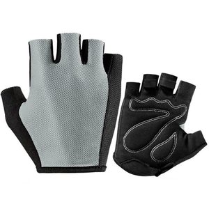 Guantes deportivos unisex de verano para deportes al aire libre, guantes de fitness de medio dedo, guantes de Ciclismo de poliéster transpirables con protección solar antideslizantes - Product Image 1