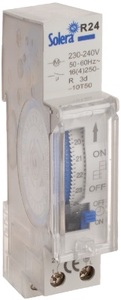 Timer analogico 24 ore. 1 modulo (Solera R24) - Product Image 1