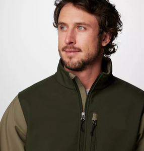 Men's Comfortable Waterproof Breathable Softshell Winter Puffer Bomber Jacket <b>Stand</b> Collar High Street Cotton/Polyester Directly - Product Image 6
