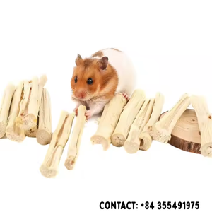 Palitos para masticar caña de azúcar secos naturales | Juguete Molar de bambú dulce para hámsteres, conejos, cobayas/Sra. Jessi - Product Image 2