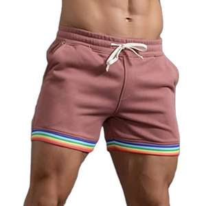 Pantalones cortos de playa de verano para hombre logotipo personalizado estilo casual al por mayor con patrón sólido en diferentes colores precio de fábrica - Product Image 6