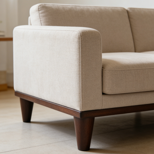 Pieds de meubles en bois massif tourné de haute qualité - Pieds de canapé en bois de style rétro à visser pour table, armoire, lit - Product Image 2