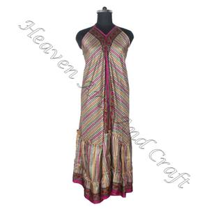 SD021 indien pakistanais coton Saree/Shari/Shari Hippy Boho Style moderne nouvelle robe en soie Vintage avec Style indien moderne - Product Image 1