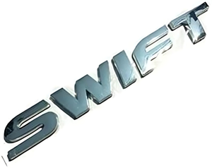 Compatible avec Suzuki Swift Grille Arrière Badge Emblem Chrome Silver Tail Gate 3D Logo Set - Product Image 4