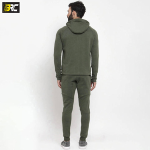 Chándal con capucha y cremallera para hombre, chándal de entrenamiento deportivo para adultos, venta al por mayor - Product Image 4