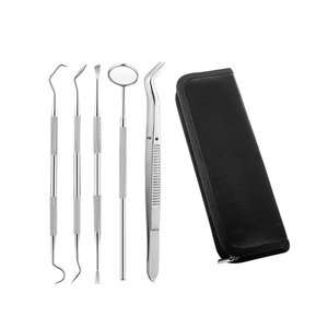 Dental Prepared <b>Teeth</b> <b>Cleaning</b> Tools <b>Kit</b> Remove Tartar Custom Piece Mouth Mirror <b>Tooth</b> Pick Tarter Scraper and Dental Scaling - Product Image 4