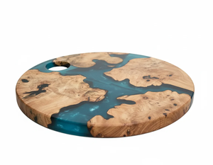 Juego de Tabla de Quesos y Tabla de Cortar de Madera Artesanal y Duradera |   Tablas de Cortar de Madera Maciza de Primera Calidad, Fáciles de Limpiar, Forma Rectangular - Product Image 3