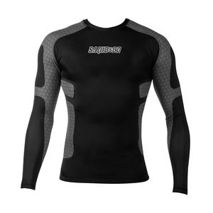 Sublimation Custom Printed Compression Shirts Mma Rash Guards For Men & <b>Grappling</b> Rash Guard For Jiu Jitsu - Product Image 2