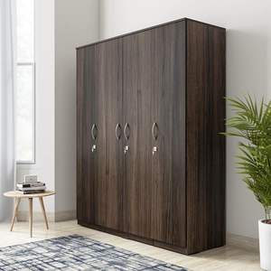 Alpha <b>4</b> <b>Door</b> Engineered Wood <b>Wardrobe</b> with Drawer - Product Image 1
