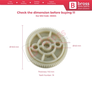 Moteur d'essuie-glace arrière BGE24 pour Land Freelander LR2 L359 Discovery LR3 - Product Image 5