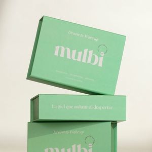 Logotipo minimalista personalizado Soluciones de embalaje de medicina moderna Carpeta de laminación brillante ecológica Laminación mate Venta al por menor personalizada - Product Image 1