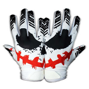 Gants de football américain à doigts entiers fabriqués sur mesure Gants récepteurs antidérapants à sublimation - Product Image 1