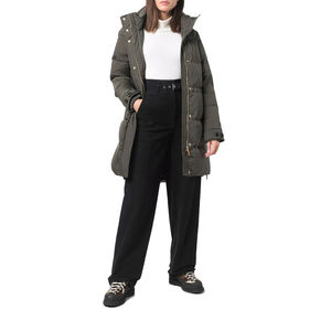 Women Fashion <b>Winter</b> <b>Coat</b> Puffer Duck Down Puffer Long <b>Coat</b> <b>with</b> <b>Hood</b> Custom logo Casual Down Jackets Loose Fit puffer jacket - Product Image 3