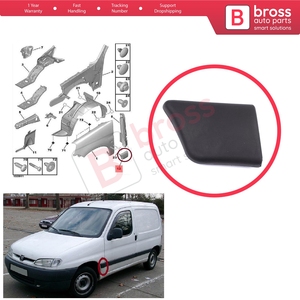 BSP1202-1 ชิ้นส่วนตกแต่งบังโคลนหน้าซ้ายสำหรับ Partner M49 1996-2002 รุ่นก่อนปรับโฉม 8544.F1 - Product Image 5