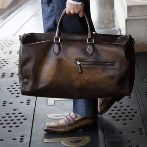 Bolsa de Lona de Cuero Suave para Uso Diario en el Trabajo, Viajes y Actividades Deportivas - Product Image 1