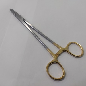 Porte-aiguilles chirurgical manuel Mayo Hegar 15 cm en acier inoxydable, porte-aiguilles de chirurgie générale avec pointe TC, forceps métalliques pour interventions chirurgicales - Product Image 5