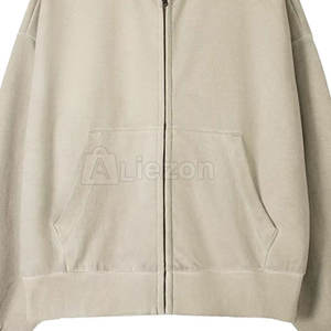 Vente directe d'usine meilleure qualité fermeture éclair à capuche pour homme 100% coton Hoodi homme hiver Collection personnalisé fermeture éclair à capuche hommes - Product Image 5