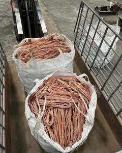 Wholesale Copper Wire Scrap Bright Red Copper Wire Bulk Bagged Copper Metal Recycling Material Top pure 99.99% copper wire scrap - Product Image 1