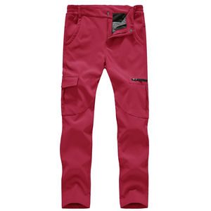 Pantalon softshell léger et imperméable pour femmes, pantalon d'extérieur respirant et coupe-vent, parfait pour la randonnée, le trekking, le ski - Product Image 1