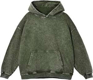 Hypen Sports Hoodie de luxe surdimensionné, délavé à l'acide, chaud, durable et confortable, idéal pour les commandes en gros, fabricant OEM - Product Image 1