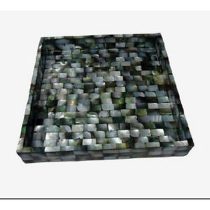 Greatest quality wood and MOP chocolate tray <b>marvelous</b> design Ramadan home decorative chocolate serving tray at cheapest price - Product Image 5