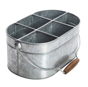 Suministros de utensilios de cocina Soporte de mesa Caddy Hecho a mano Mejor calidad Galvanizado Caddy Soporte de cubiertos de metal Almacenamiento de cocina - Product Image 3