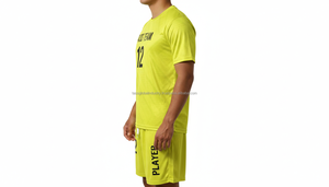 Uniforme de Fútbol de Poliéster Ligero y Reflectante de Alta Calidad, Jersey de Fútbol con Logotipo Personalizado Impreso, MOQ Bajo, Sublimación - Product Image 4