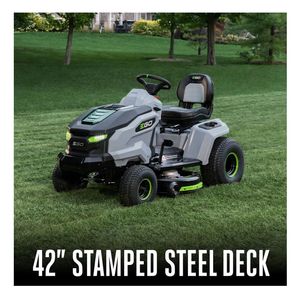 Cortacésped Eléctrico Power+ Original, Nuevo, con Plataforma de Corte de 42 Pulgadas, Inalámbrico, Incluye 6 Baterías de 56V 6.0Ah, Modelo TR4204, con Garantía - Product Image 2