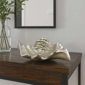 Table d'appoint en laiton de forme unique, élément décoratif élégant pour le salon et les intérieurs, présentoir de table d'appoint en provenance d'Inde - Product Image 4