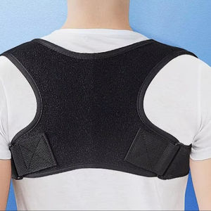 Ajustable léger néoprène haut du dos épaule orthèse respirant Compression Posture correcteur crochet boucle fermeture soutien - Product Image 1