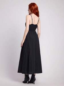 Vestido túnica mexicano bordado para mujer, tela de poliéster 100%, suave y transpirable, precio al por mayor, vestidos de estilo nacional para mujer - Product Image 3