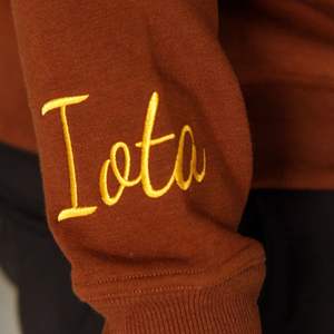 HBCU Iota Chenille sudadera bordada letras educadas fraternidad griega ropa clásica cuello redondo polar pulóver - Product Image 3