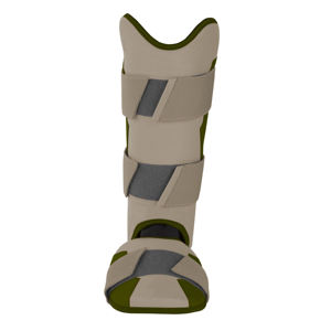 Protège-tibias de baseball en cuir avec logo et couleur personnalisés, offrant une protection professionnelle et un design léger pour tous les joueurs - Product Image 3