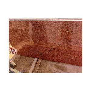 Losa y azulejo de granito rojo de alta calidad, la mejor nueva aplicación de cocina pulida, diseño moderno, precio barato al por mayor - Product Image 6