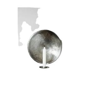 Bougeoir mural pour la décoration de la maison Bougie Lightning Support mural argenté doré Bougeoirs en métal - Product Image 6