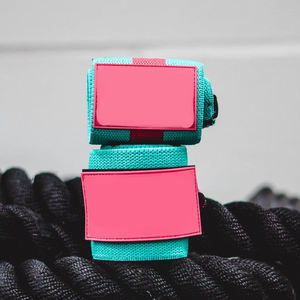High Quality Nylon Neoprene Wrist Wraps Custom Logo OEM Design Fitness Weight Lifting Straps Adjustment Breathable - Product Image 4