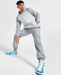 Survêtements en éponge française pour hommes, logo personnalisé, surdimensionnés, en coton respirant, épais et épais, - Product Image 4