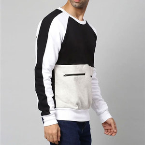 Jersey de cuello redondo para hombre, proveedor directo de fábrica, sudadera con patrón sólido, temporada de invierno, precio bajo hecho a medida para la venta - Product Image 4