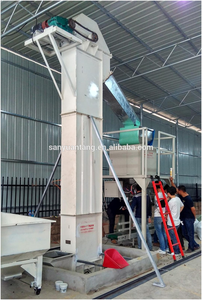 Sanyuantang Ngô lõi ngô băng tải thẳng đứng cho ăn nâng lên phân bón than cấp thực phẩm xô thang máy băng tải - Product Image 3