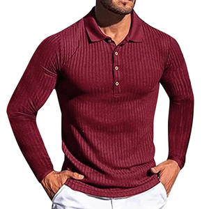 Soft Stretch <b>Mens</b> Rib Polo <b>Shirt</b> for Smooth Daylong Comfort Featuring Contemporary Fit Ideal for Versatile Casual Styling - Product Image 2