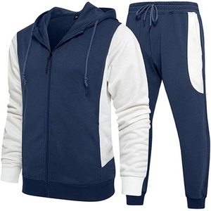 Custom Men's Full <b>Zip</b> <b>Hooded</b> Jogging Wear Tracksuit - Product Image 5