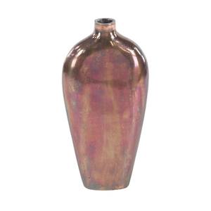 Vase Floor Vase Aluminium ridescent Glazed Handforged est un vase artisanal avec une glaçure irisée Home Decor - Product Image 2