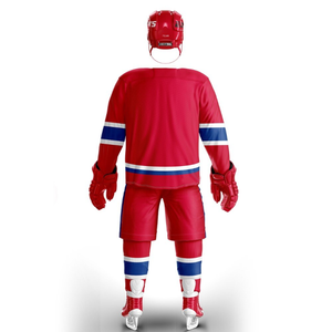 Uniforme de equipo canadiense para hombres, artículo de uniforme de hockey sobre hielo personalizado, 2022 - Product Image 3