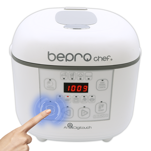 Cuisinière multifonction Bepro Cheff Aidigitouch 5L, commande tactile, cuisinière intelligente, couleur blanche, usage domestique, plaque chauffante en fonte - Product Image 6